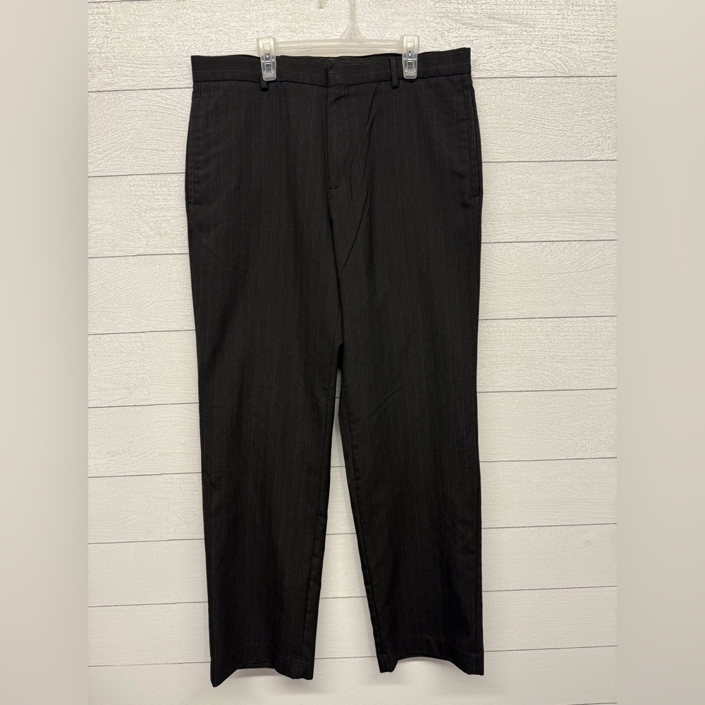 Calvin Klein Men’s Charcoal Pinstripe Dress Pants 34x32